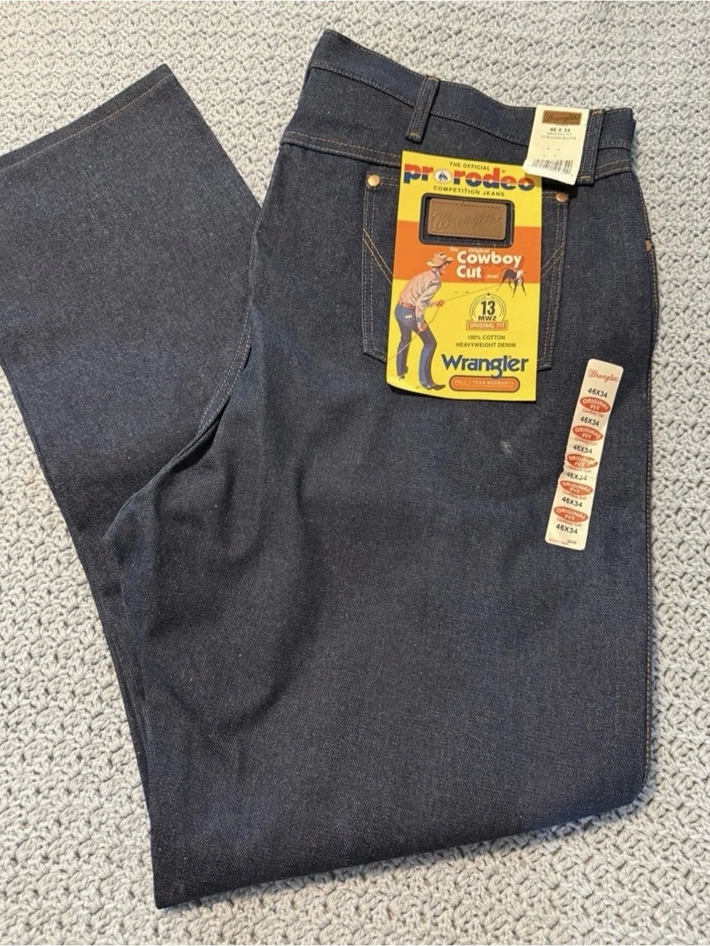 Wrangler Men's Bootcut Jeans 13 MWZ in Dark Indigo